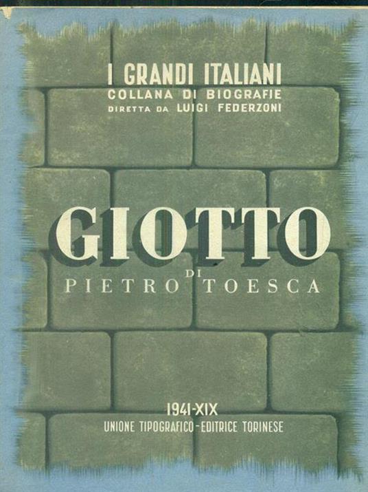 Giotto - Pietro M. Toesca - copertina
