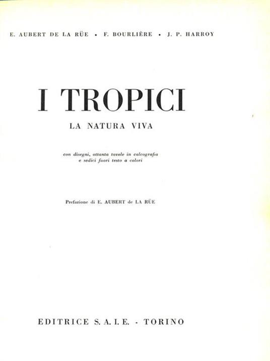 I Tropici - copertina