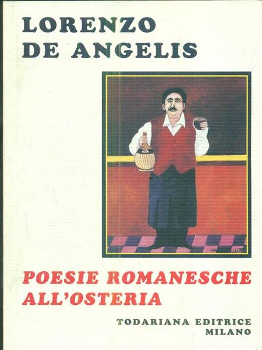 Poesie romanesche all'osteria - Lorenzo De Angelis - copertina