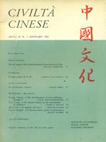 Civiltà cinese. Anno II n 1. Gennaio 1961