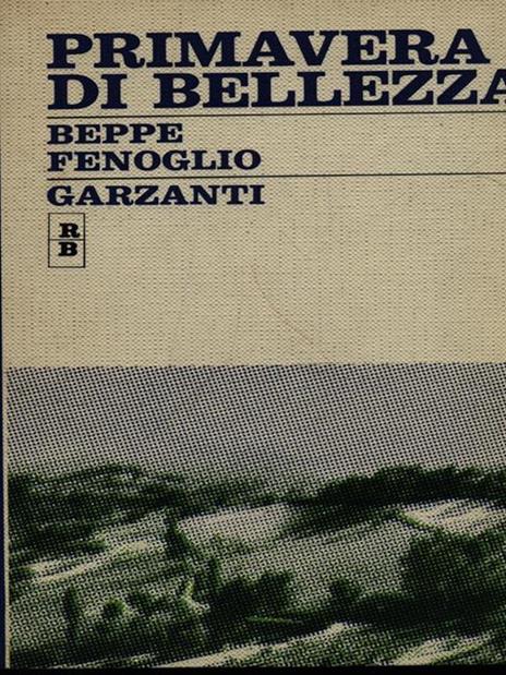 Primavera di bellezza - Beppe Fenoglio - copertina