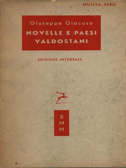 Novelle e paesi valdostani - Giuseppe Giacosa - copertina