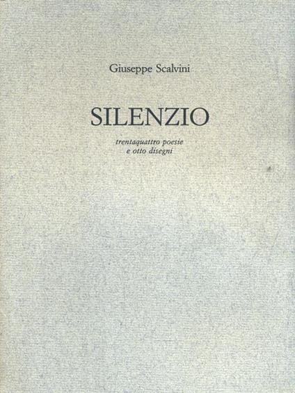 Silenzio - Giuseppe Scalvini - copertina
