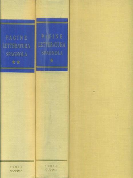 Le più belle pagine della letteratura spagnola. 2vv - copertina