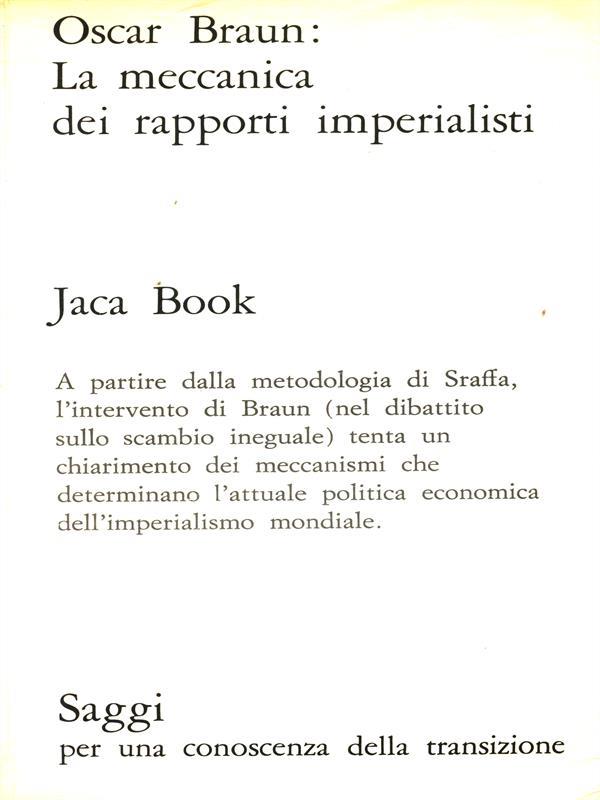 La meccanica dei rapporti imperialisti