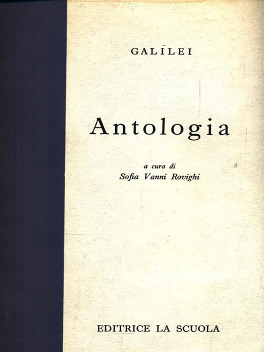 Antologia - Galileo Galilei - copertina