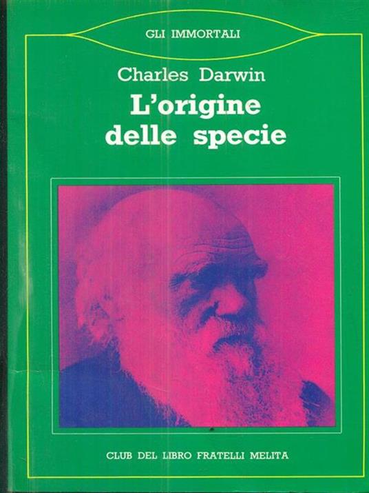 L' origine delle specie - Charles Darwin - copertina