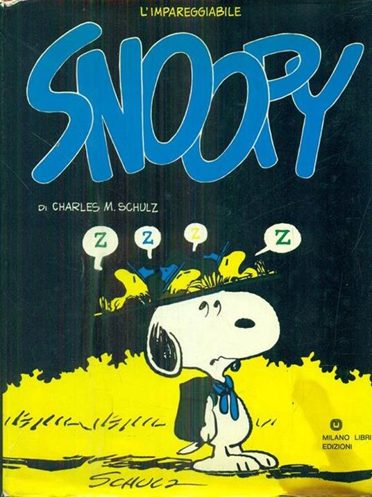 L' impareggiabile Snoopy - Charles M. Schulz - copertina