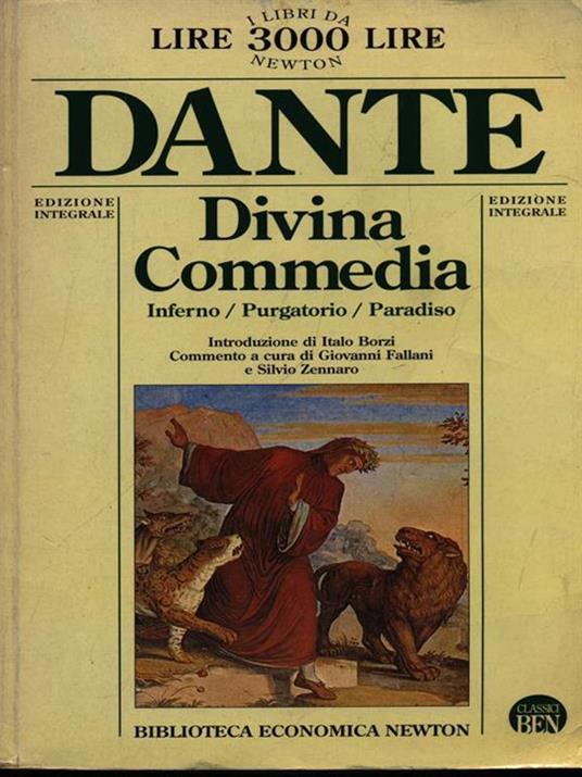 Divina commedia - Dante Alighieri - copertina