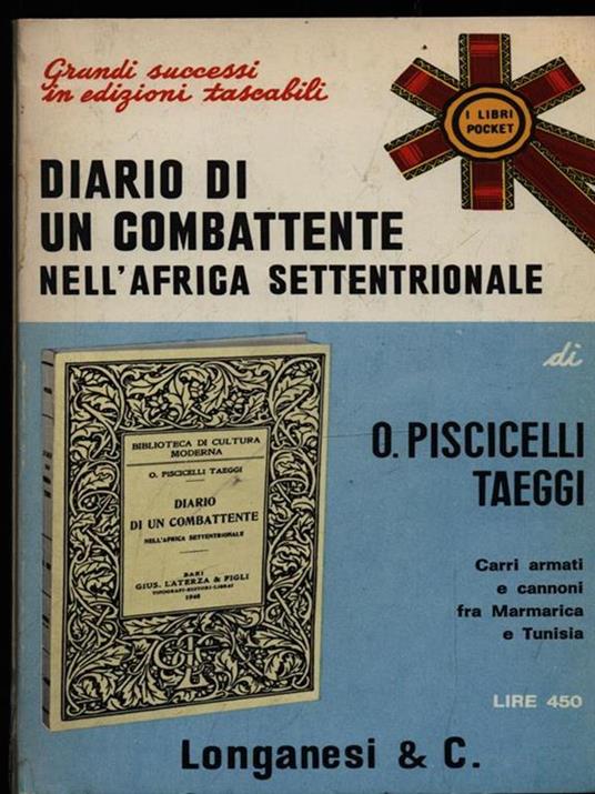 Diario di un combattente nell'Africa settentrionale - copertina