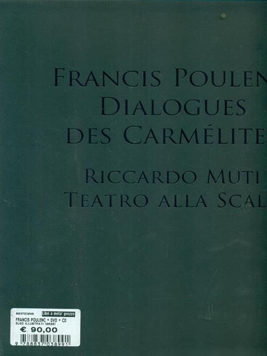 Francis Poulenc. Dialogues des Carmélites. Riccardo Muti. Teatro alla scala. Con DVD-ROM. Con 2 CD Audio - copertina