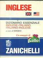 Dizionario essenziale Inglese-Italiano Italiano-Inglese