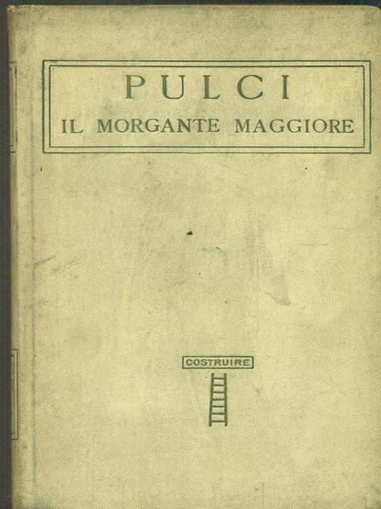 Il morgante maggiore - Luigi Pulci - copertina