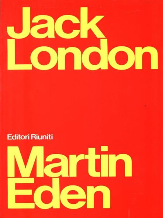 Martin Eden - Jack London - copertina