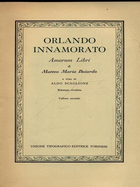 Orlando innamorato 2vv - Matteo M. Boiardo - 2