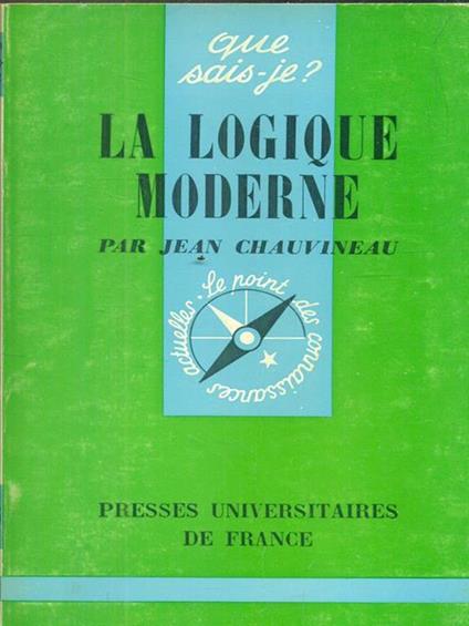 La logique moderne - copertina