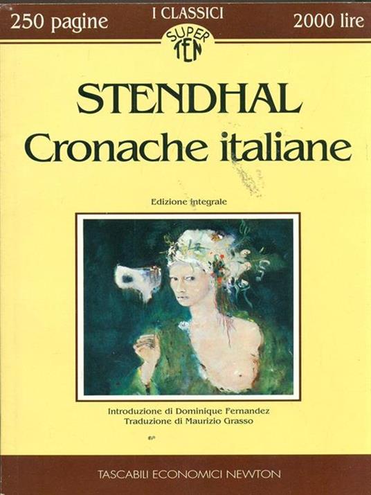 Cronache italiane - Stendhal - copertina
