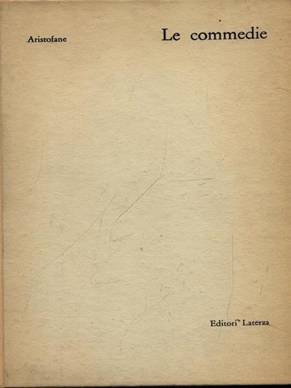 Le commedie - Aristofane - copertina