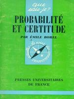 Probabilitè et certitude