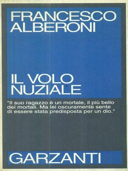 Il volo nuziale - Francesco Alberoni - copertina