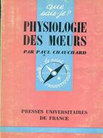 Physiologie des moeurs