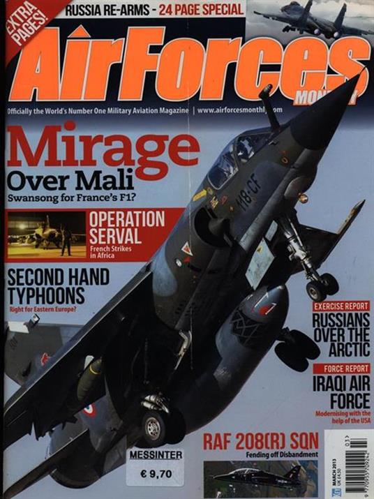 AirForces Monthly march 2013 - copertina