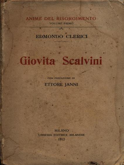Giovita Scalvini - copertina
