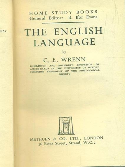 The english language - copertina