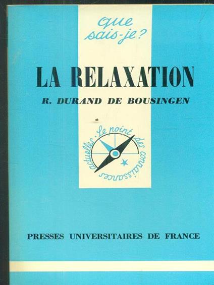 La relaxation - copertina