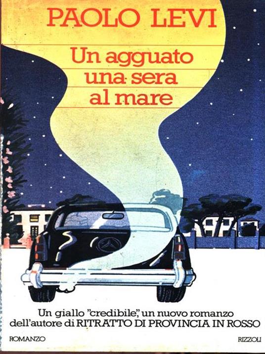Un agguato una sera al mare - Paolo Levi - copertina