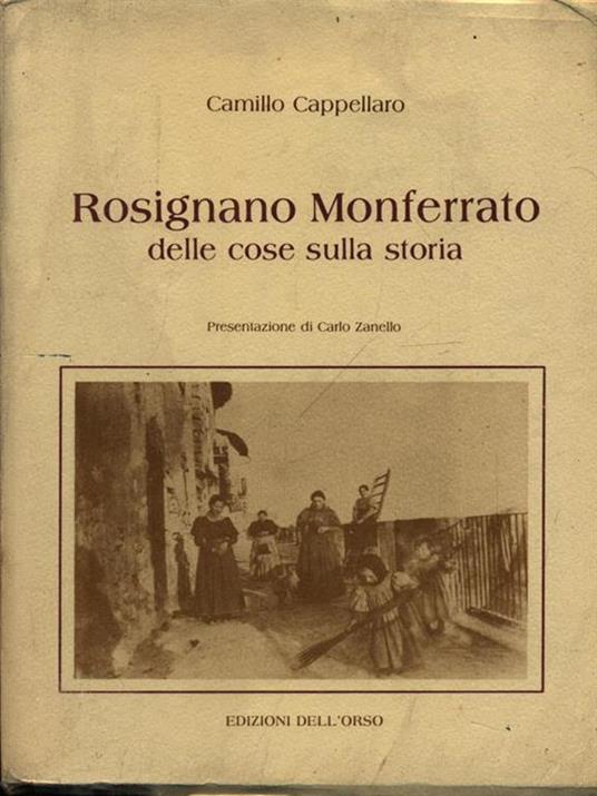 Rosignano Monferrato delle cose sulla storia - copertina
