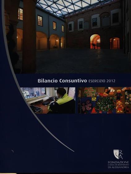 Bilancio consuntivo esercizio 2012 - copertina