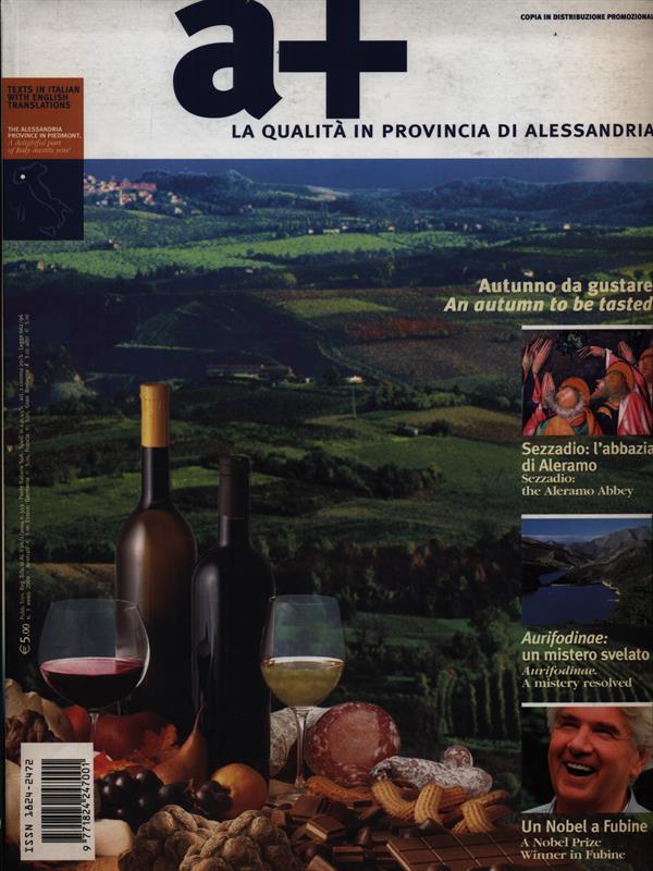 A+ la qualità in provincia di Alessandria n.3/settembre 2004