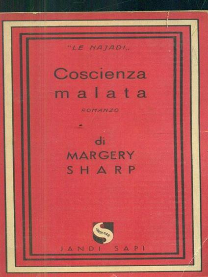 Coscienza malata - Margery Sharp - copertina