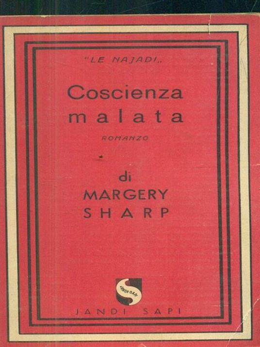 Coscienza malata - Margery Sharp - copertina