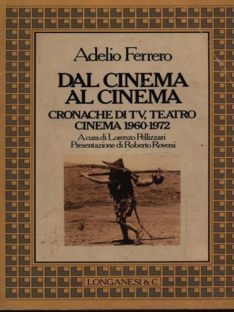 Dal cinema al cinema - Adelio Ferrero - copertina