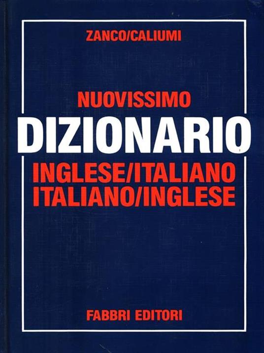 Nuovissimo dizionario - copertina