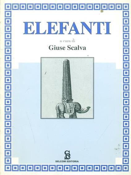 Elefanti - Giuse Scalva - copertina