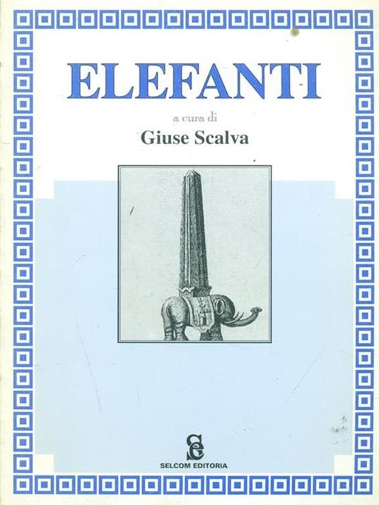 Elefanti - Giuse Scalva - copertina