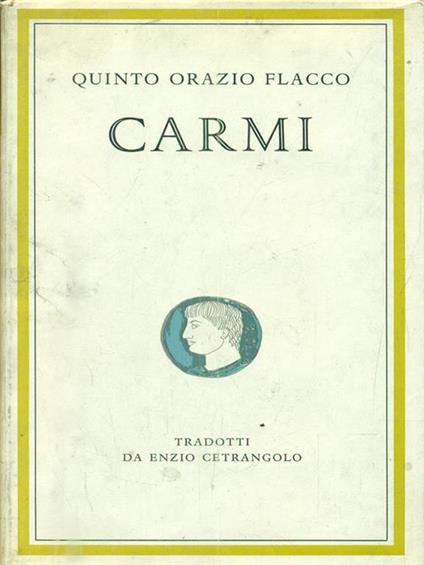 Carmi - Q. Flacco Orazio - copertina