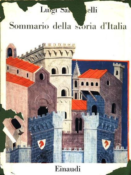 Sommario della storia d'Italia - Luigi Salvatorelli - copertina