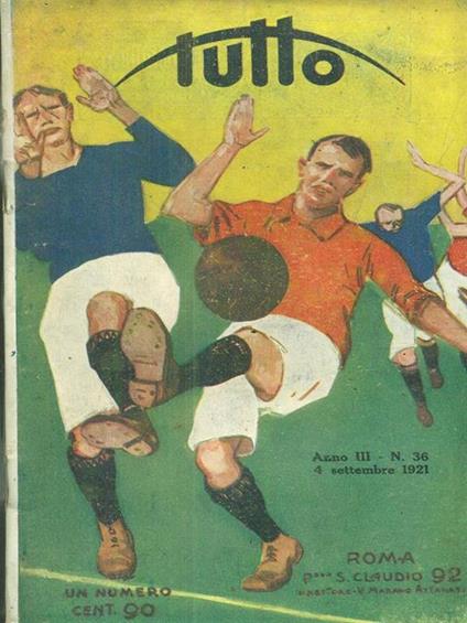Tutto. Anno III. N 36, 4 settembre 1921 - copertina