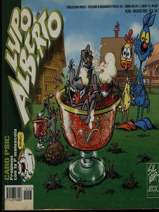 Lupo Alberto n. 203/maggio 2002 - copertina