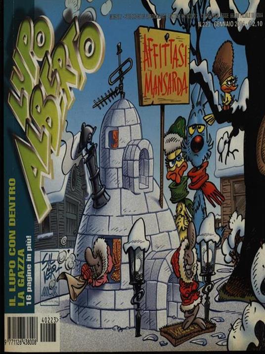 Lupo Alberto n. 223/gennaio 2004 - copertina