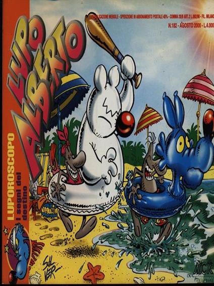 Lupo Alberto n. 182/agosto 2000 - copertina