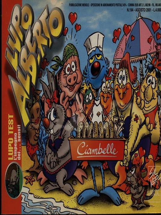 Lupo Alberto n. 194/agosto 2001 - copertina