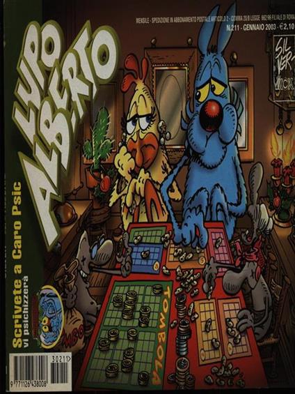 Lupo Alberto n. 211/gennaio 2003 - copertina