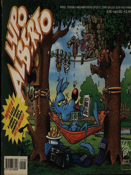 Lupo Alberto n. 205/luglio 2002 - copertina
