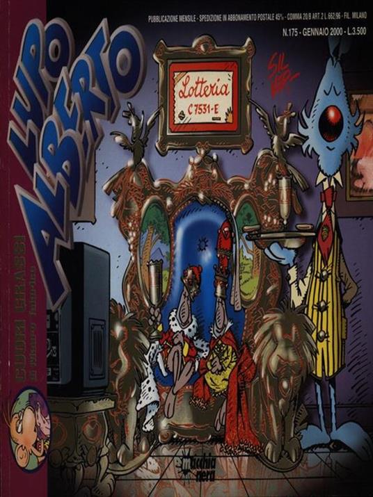 Lupo Alberto n. 175/gennaio 2000 - copertina