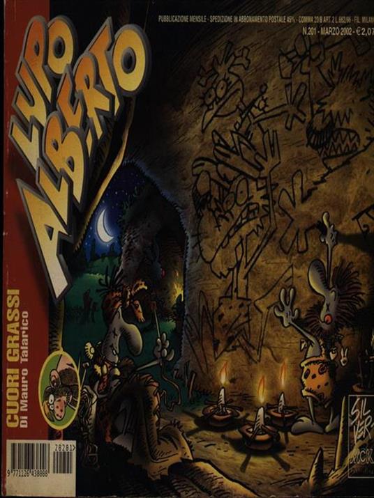 Lupo Alberto n. 201/marzo 2002 - copertina